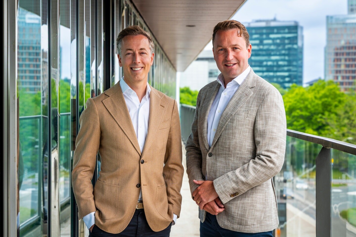 Frank de Hek (links) en Frederik van der Schoot (rechts)