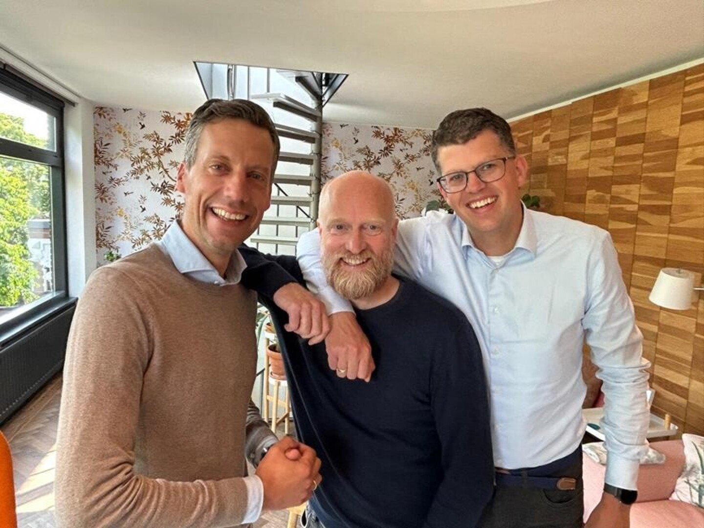 Van links naar rechts: Maurits Roose, Bart Kuijpers & Erik in 't Groen