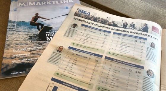 Laatste dag deals aanleveren league tables Q1