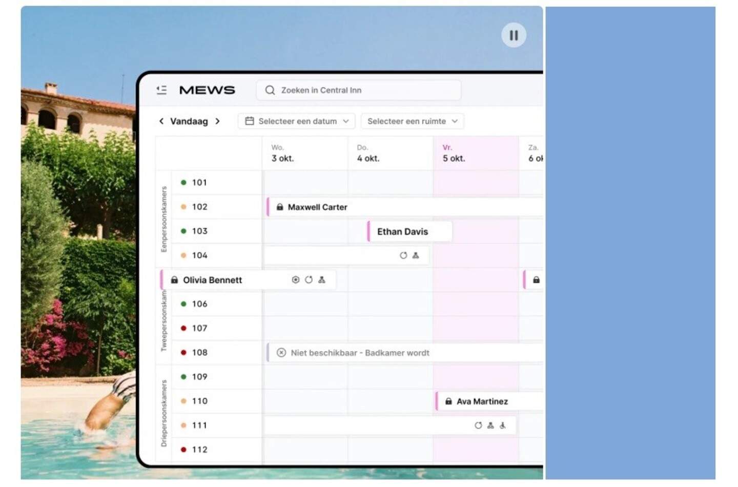 Mews interface