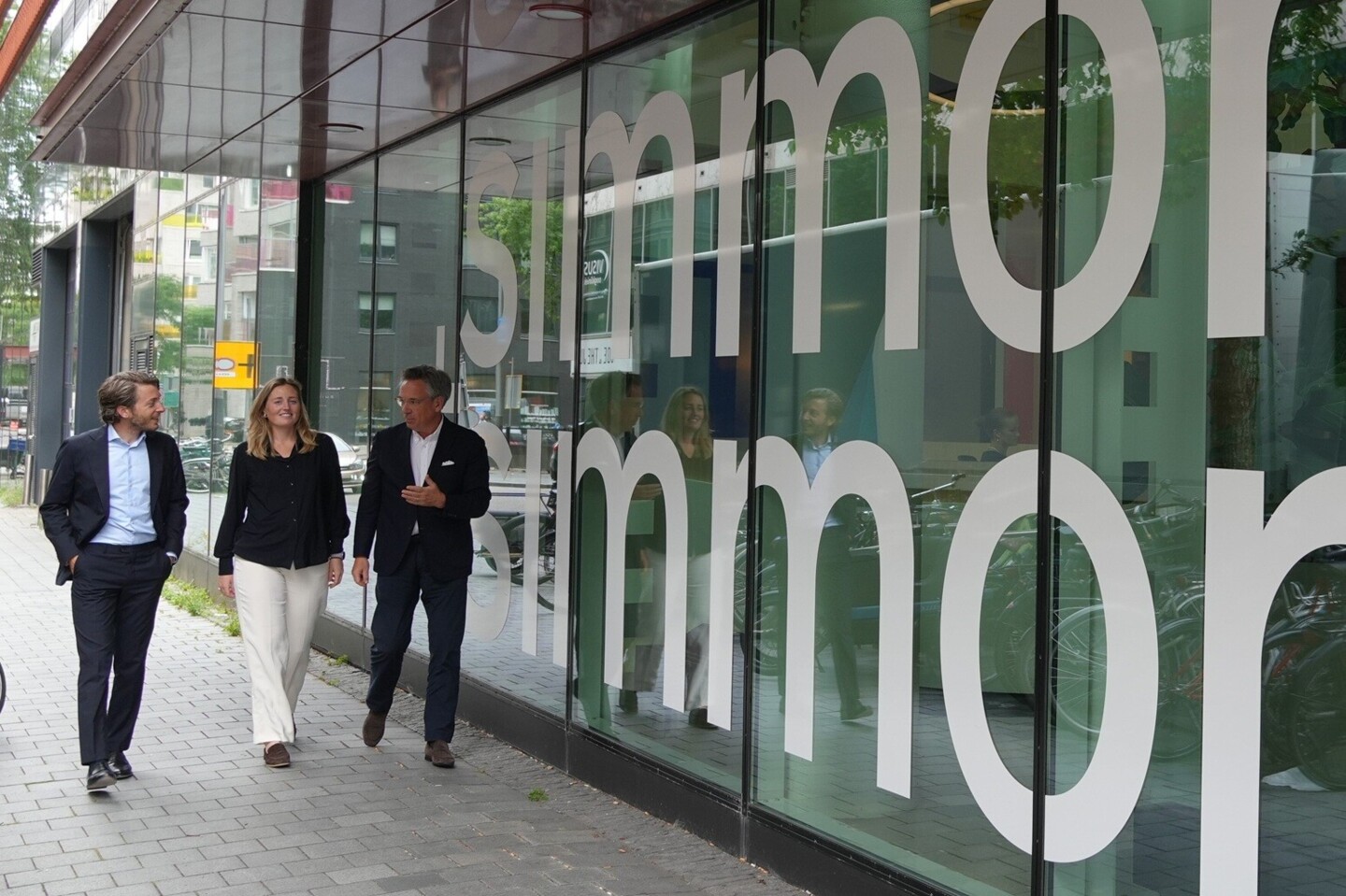 Van links naar rechts: Vincent Dogan, Elise Boehmer en Leo Verhoeff