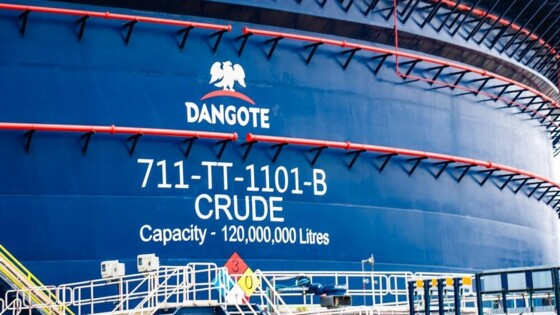 Beurgang Dangote Oil Refinery uit Nigeria wordt de grootste in Afrika
