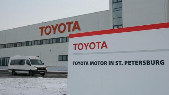 Toyota stoot fabriek in Sint-Petersburg af