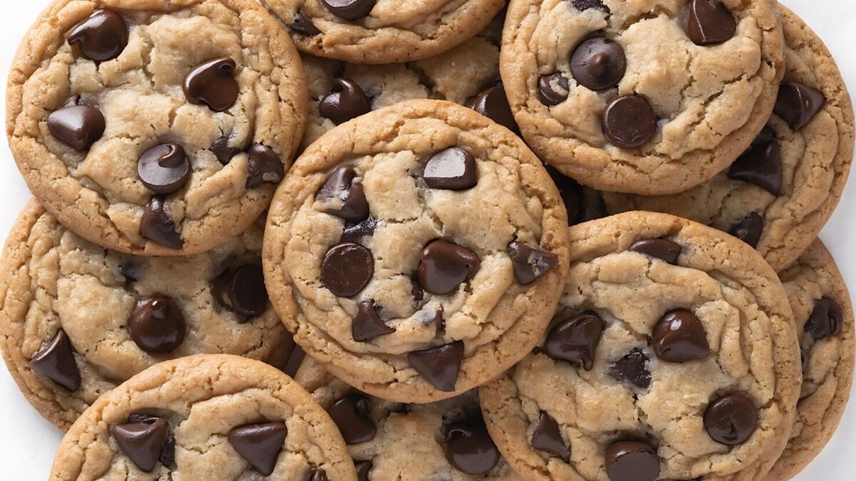 Stapel chocoladekoekjes