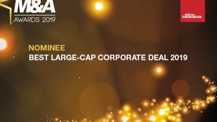 Pitch Best Large-Cap Corporate Deal M&A Awards Belgium 2019: Gilead - Galapagos