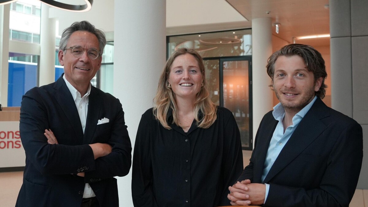 Van links naar rechts: Leo Verhoeff, Elise Boehmer en Vincent Dogan