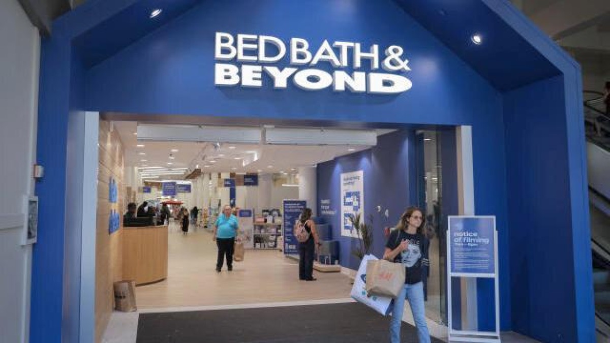 Beursreus Bed Bath & Beyond staat op omvallen