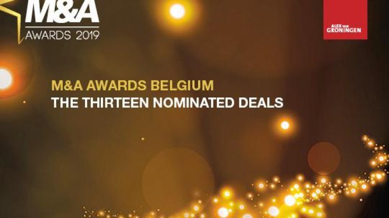Vakjury selecteert 13 genomineerden M&A Awards België 2019
