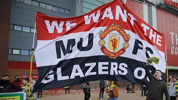 Geplaagd Manchester United in de etalage